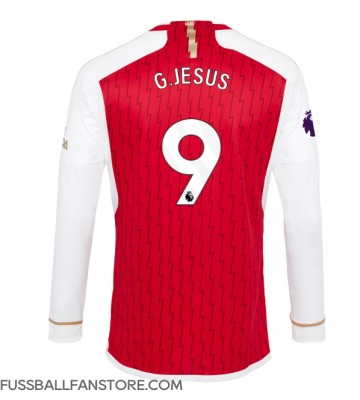 Arsenal Gabriel Jesus #9 Replik Heimtrikot 2023-24 Langarm
